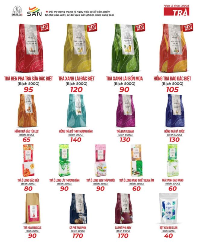 nguyên liệu pha chế