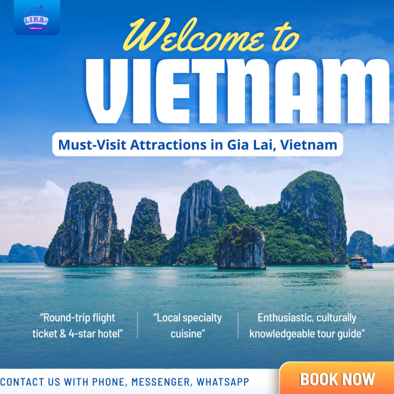 attractions in gia lai